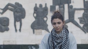 Baghdad on Fire directed by Karrar Azzawi focusses on 20-year-old Tiba who joins the October 2019 protests in Iraq, known as the Tishreen  movement. 