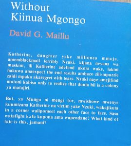 Sheng Novel Raises Awareness on Thorny Socio-Economic Issues in Kenya