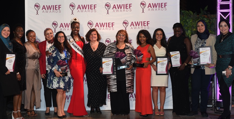 Cross section of AWIEF Awards Winners 2022 in Cairo, Egypt