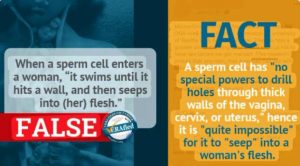Sexual contact does not alter or rewrite a woman's DNA!